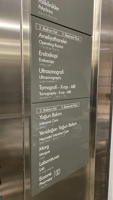 Elevator Directory Signs (Elevator Cabin Signage)