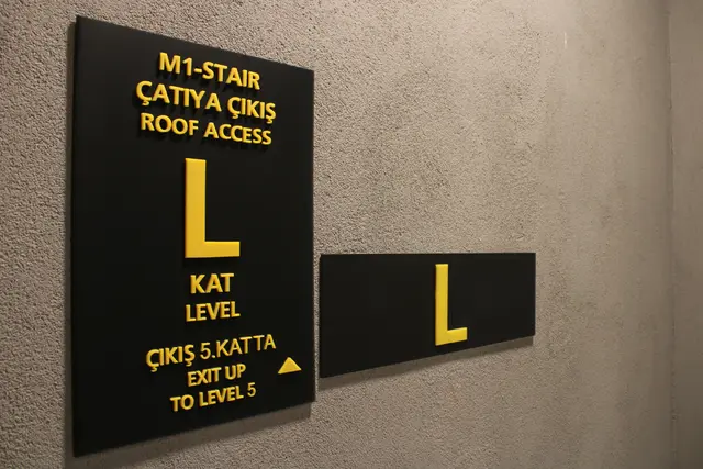 Floor Number Signs
