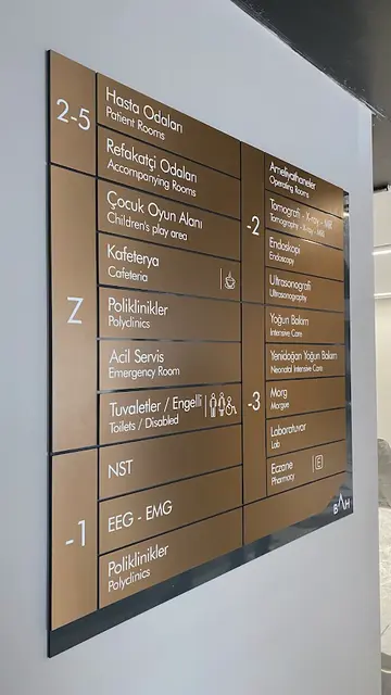 General Information & Directory Signage Solutions