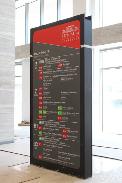 General Information & Directory Signage Solutions