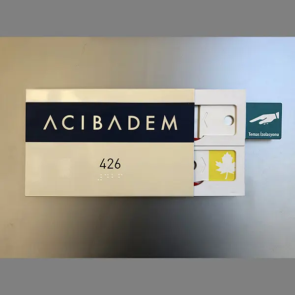 Patient Status Signs (Hospital Room Indicator Signs)