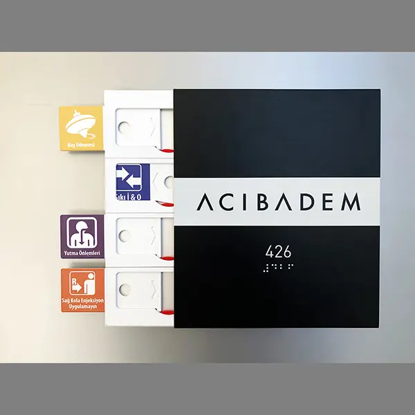Patient Status Signs (Hospital Room Indicator Signs)