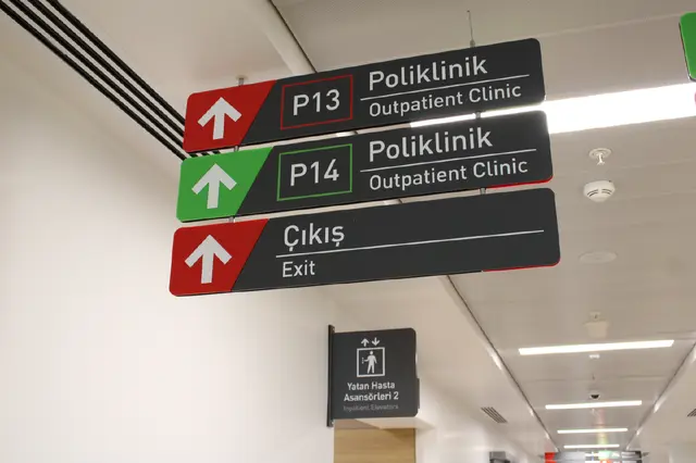 Suspended and Wall-Mounted Directional Signs