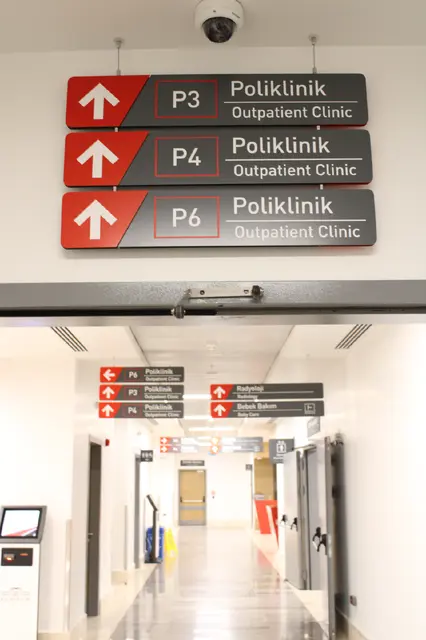 Suspended and Wall-Mounted Directional Signs