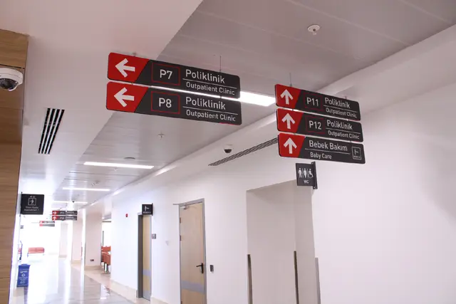 Suspended and Wall-Mounted Directional Signs