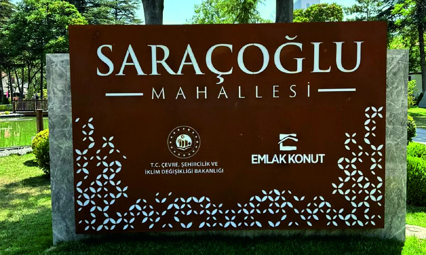 Emlak Konut Saraçoğlu Mahallesi Projesi Yönlendirme Sistemleri Tamamlandı