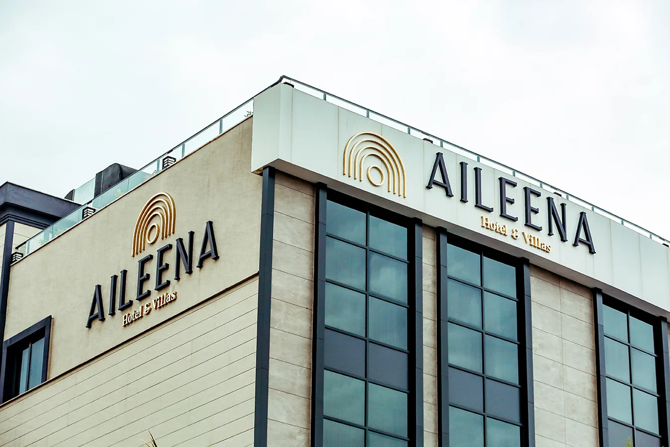 Aileena Hotel & Villas Dış Mekan Cephe Tabelası ve Uygulama Projesi