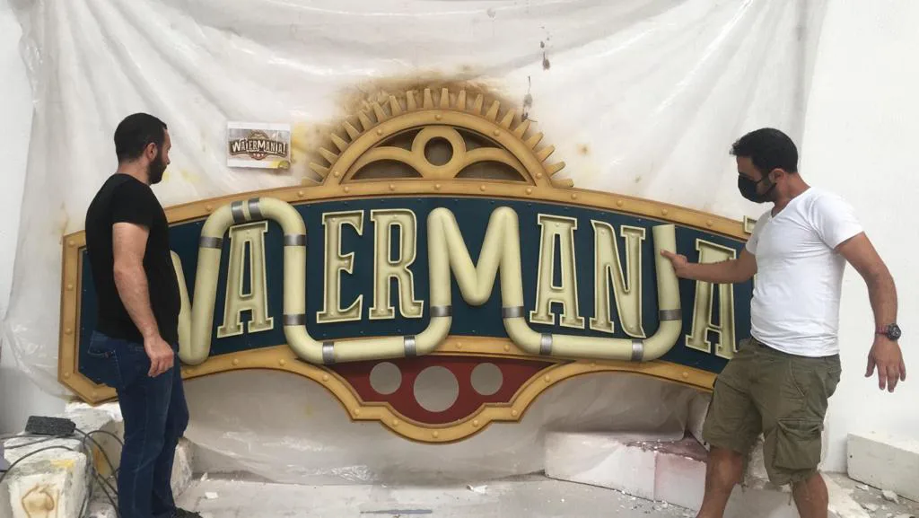 Watermania – Kazakistan Ekstrem İklim Dış Mekan Tabelaları Tasarım, Üretim ve Montaj Projesi