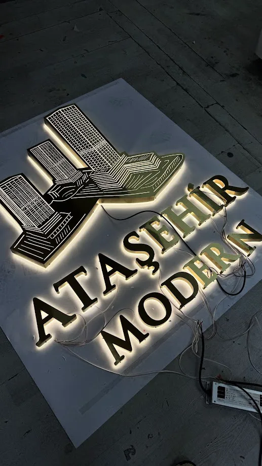 Alioğlu Yapı Ataşehir Modern Dış Cephe Kutu Harf ve Logo Tasarım, Üretim ve Montaj Projesi