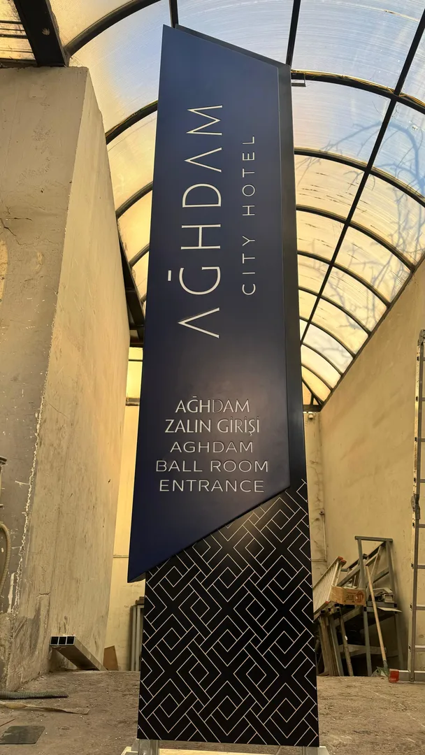 Aghdam City Hotel İç ve Dış Mekan Mimari Yönlendirme Tasarım ve Üretim Projesi