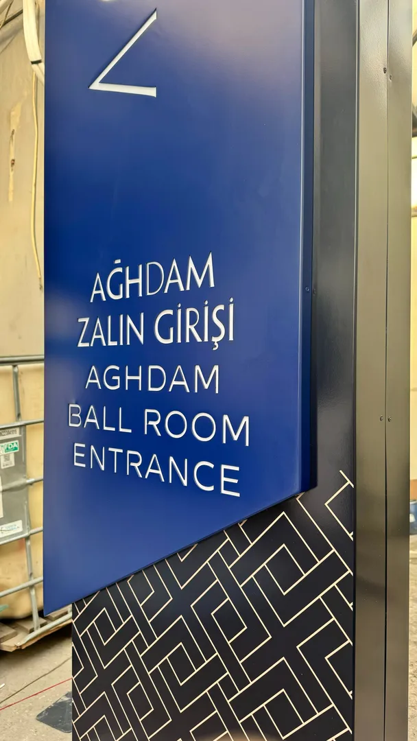Aghdam City Hotel İç ve Dış Mekan Mimari Yönlendirme Tasarım ve Üretim Projesi
