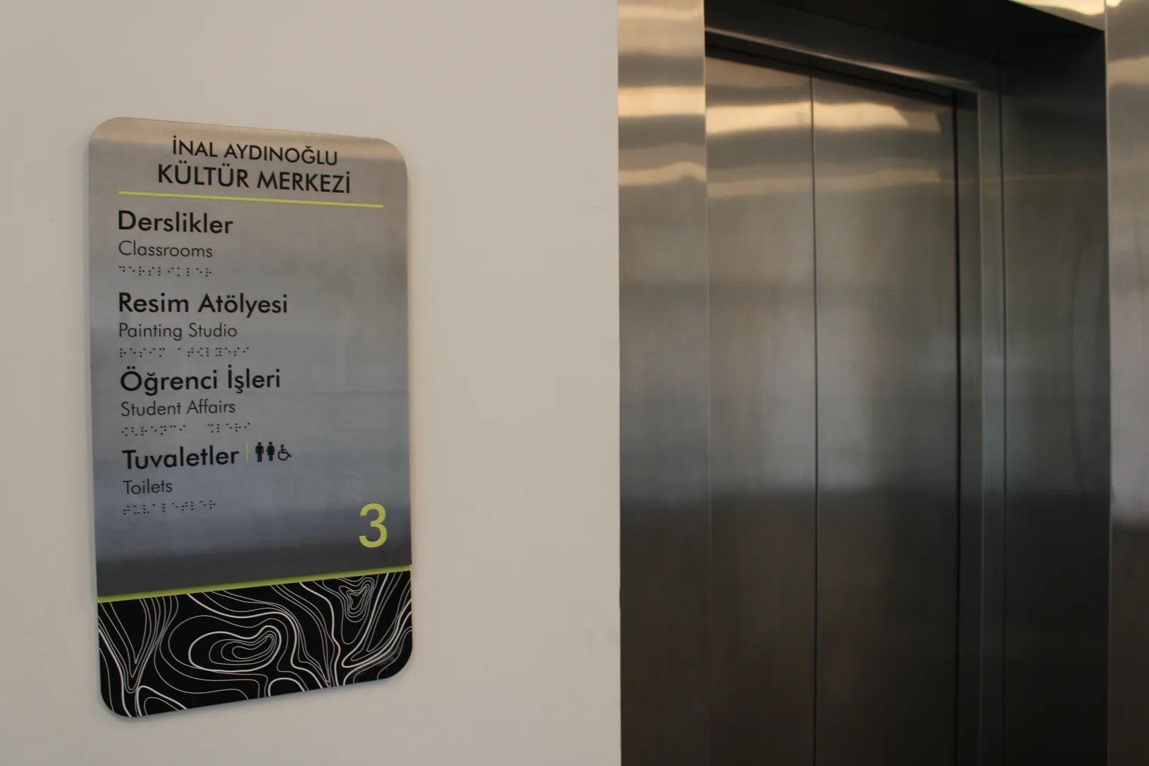 İnal Aydınoğlu Kültür Merkezi İç Mekan Mimari Yönlendirme Tasarım, Üretim ve Montaj Projesi
