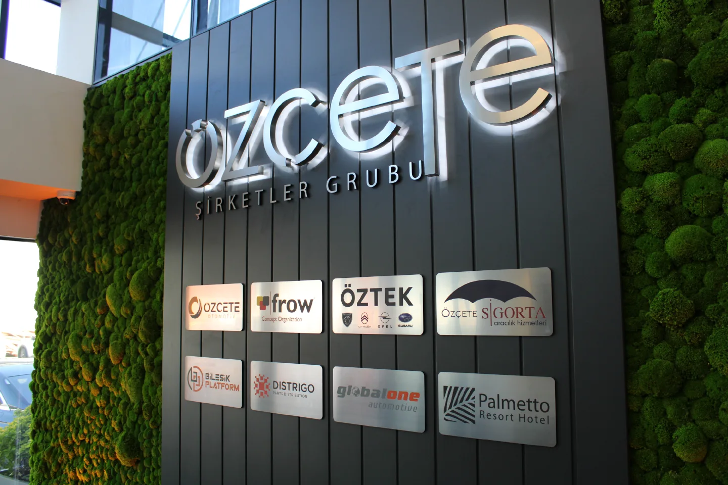 Ozcete Group Campus Interior & Exterior Architectural Wayfinding Pilon & Signage Systems Project